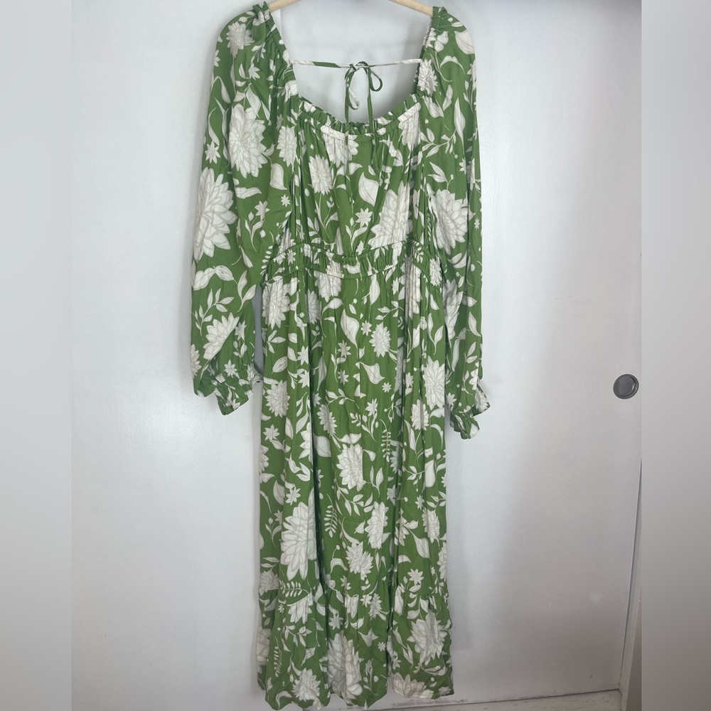 Ava & Viv tropical floral maxi dress